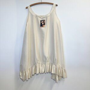 Magnolia Pearl Satin Tunic with Ruffled bottom